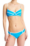 Brigitte Contours Bikini Top Aqua